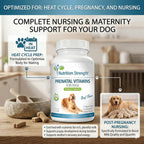 Nutrition Strength Vitaminas Prenatales para Perros - 90 Comprimidos Masticables