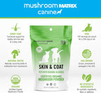 Om Mushroom Matrix Canine Skin & Coat - Polvo de Hongos Orgánico para Perros y Gatos (100g)