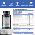 America Medic & Science VivaPill para Hombres (120 Cápsulas) - Suplemento para Cabello, Piel y Uñas con Biotina, Colágeno y Queratina