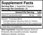Allogard - Suplemento Detox Natural - No GMO, Vegano, Sin Gluten (30 Cápsulas)