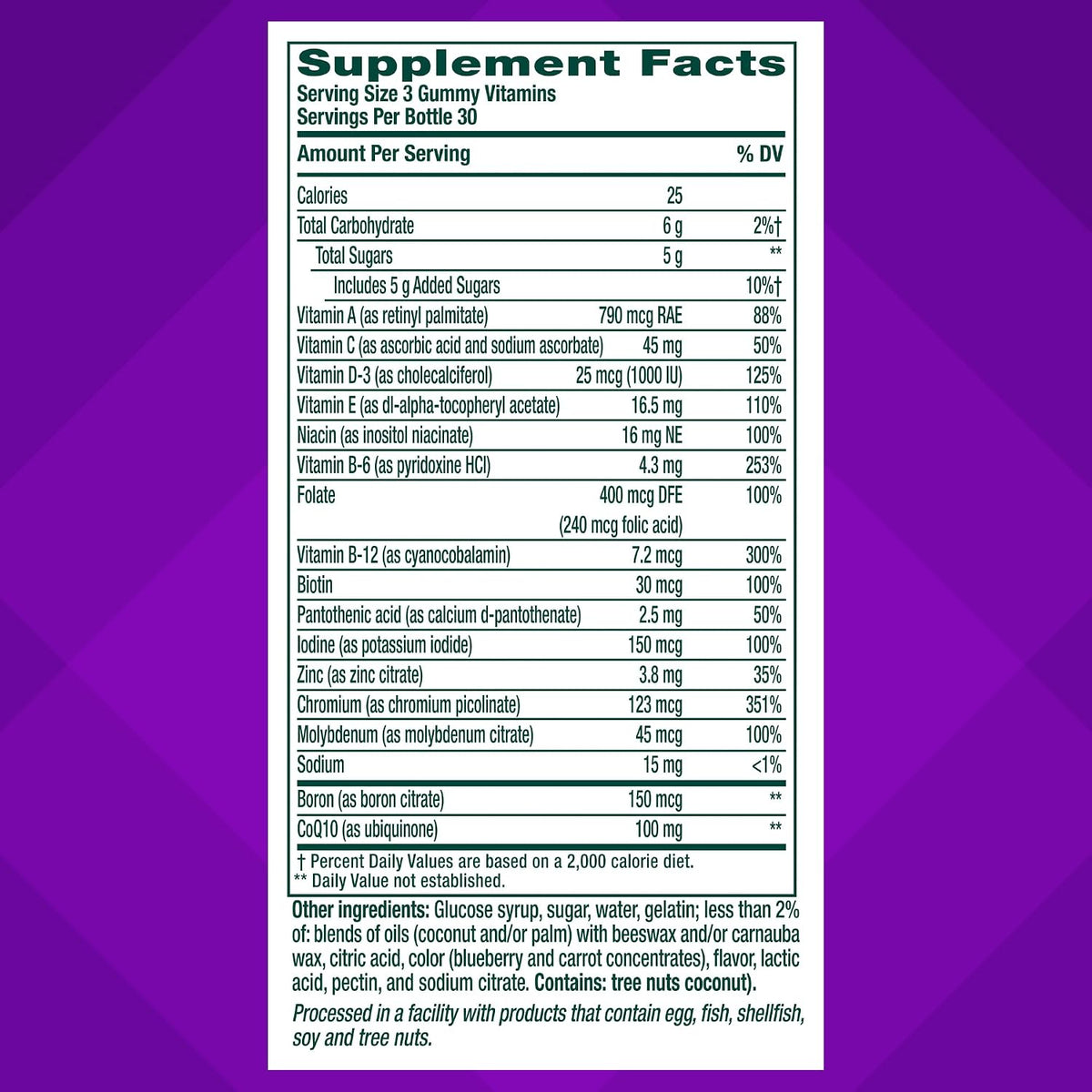 Vitafusion Power+ Multivitamínico para – Vitaminas del grupo B (B6, B12, biotina, folato): contribuyen al – Image 3