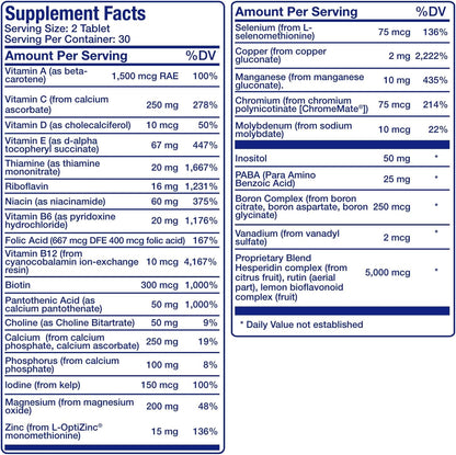 30-en-1 Multivitamínico para Adultos sin – La vitamina E y la vitamina C protegen a las células frente al daño – Image 4