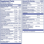 30 en 1 Multivitamínico para Adultos sin Hierro - Antioxidante para Mayores de 50 Años con Vitaminas, Minerales y Mezcla Digestiva - 1 Mes