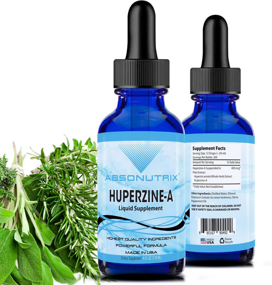 Absonutrix Huperzine-A Líquido 400 mcg, 200 Dosis por Envase de 118 ml