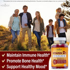 New Age Vitamina D3 5000 UI Gomitas - Suplemento Inmunológico, Sin Gluten, Sin Gelatina, Sabor Natural (180 Gomitas)