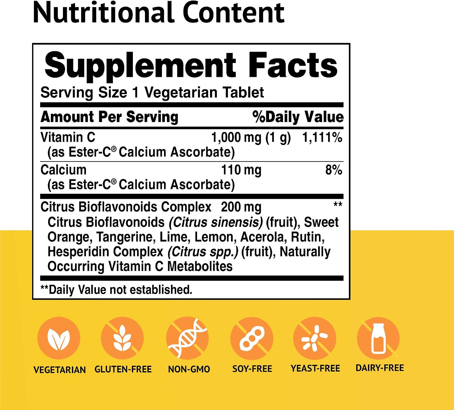American Health Ester-C con Bioflavonoides Cítricos, 45 Comprimidos
