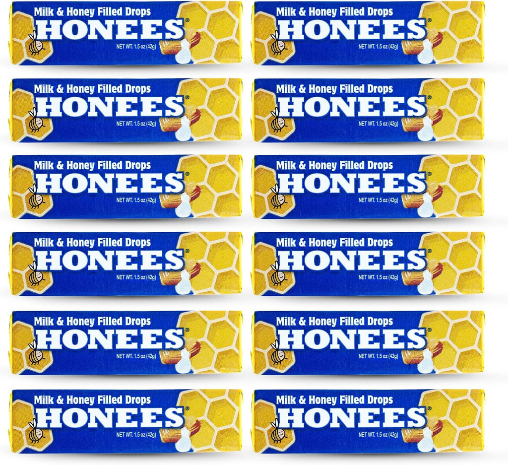 Honees Pastillas para la Tos con Miel, Mentol y Eucalipto - 54 Caramelos