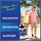 Blood Pressure Support – Suplemento para la presión arterial con té verde, hibisco, espino blanco y ajo – 90 cápsulas