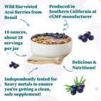 Nature Restore Acai Berry Powder Wild Harvested, 10 Ounces (283g)