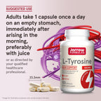 Jarrow Formulas L-Tyrosine 500 mg - 100 Cápsulas