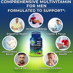 Multivitamínico Diario para Hombres – Vegano, Metilado, con Saw Palmetto y Superalimentos Orgánicos | SUPPLEMENTS STUDIO