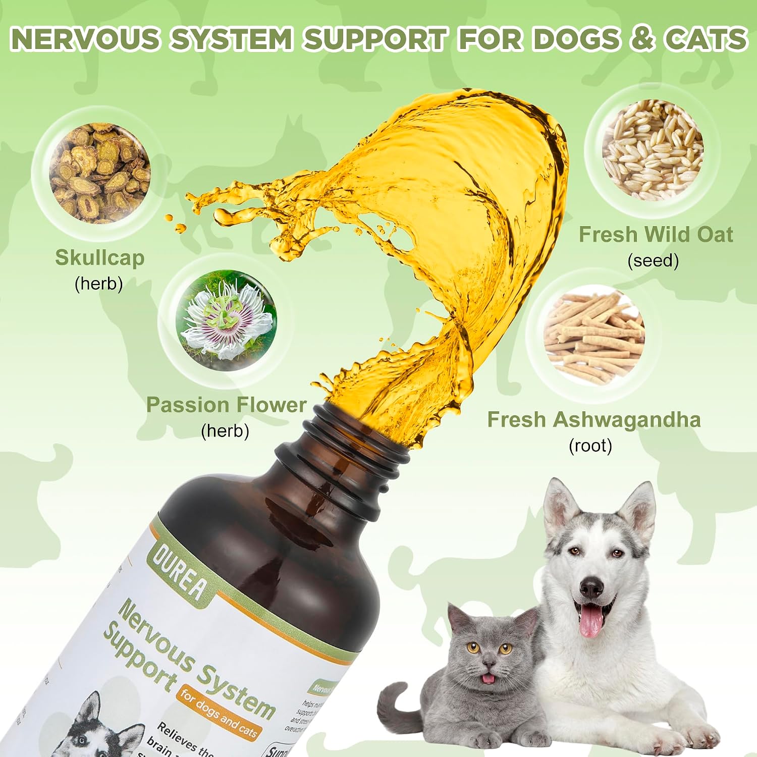 Suplemento para Epilepsia y Sistema Nervioso para Perros y Gatos - Ourea
