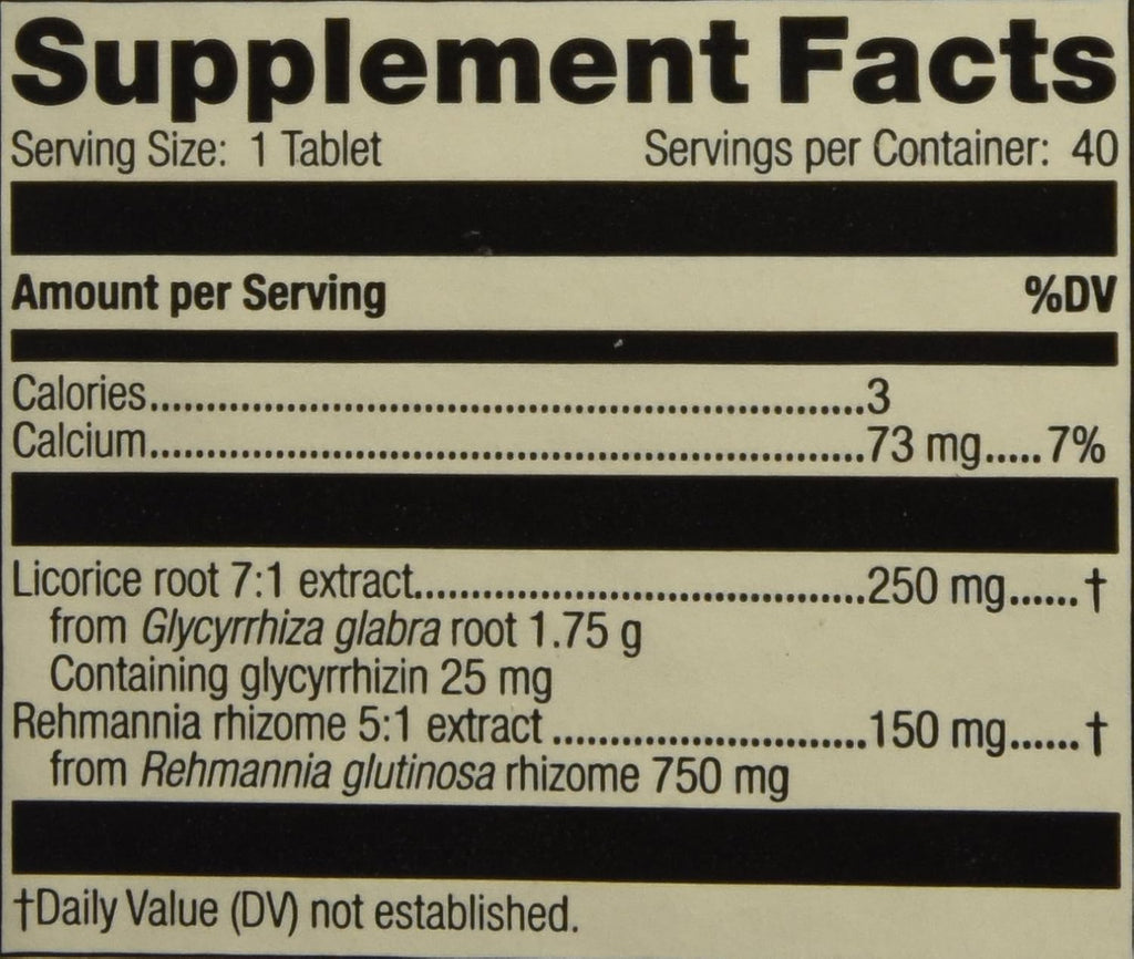 Adrenal Complex 40 Comprimidos de Mediherb