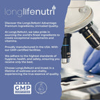 LongLifeNutri Extracto de Albaricoque - Fórmula Avanzada, 1000mg por dosis, 180 Cápsulas Vegetales, 3 Meses de Suministro, No-GMO