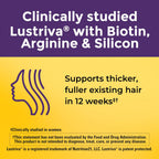 Nature Made Cápsulas Blandas para el Crecimiento del Cabello con Lustriva + Biotina, Vitamina C y A