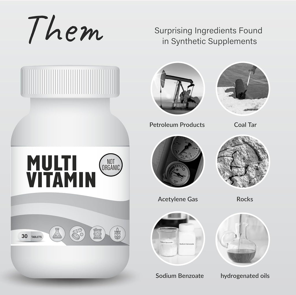 Organixx Clean Sourced Multivitamin - Multivitamínico Orgánico y Completo, 90 Cápsulas Veganas