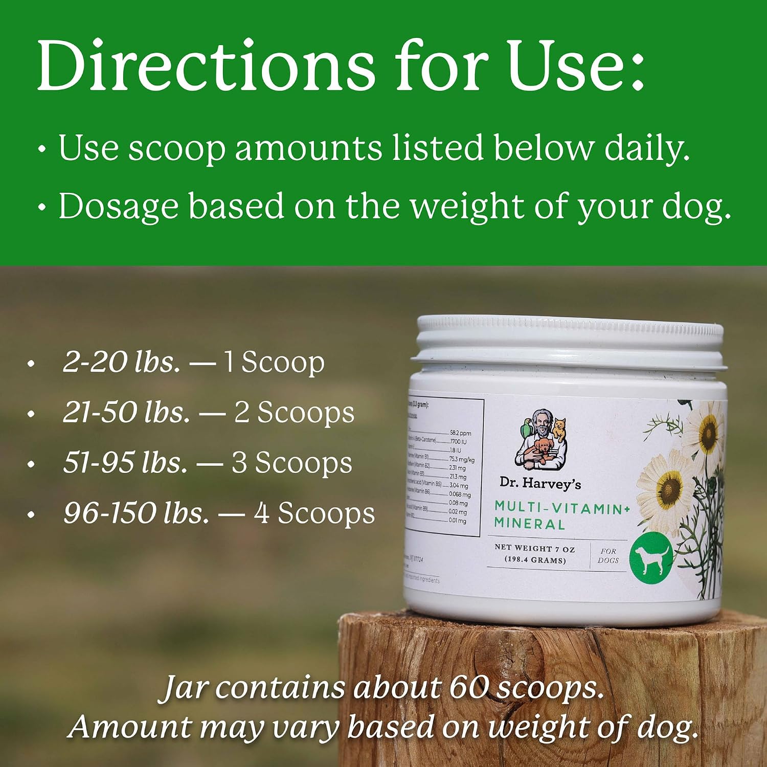 Dr. Harvey's Multivitamínico Herbal para Perros (200g)