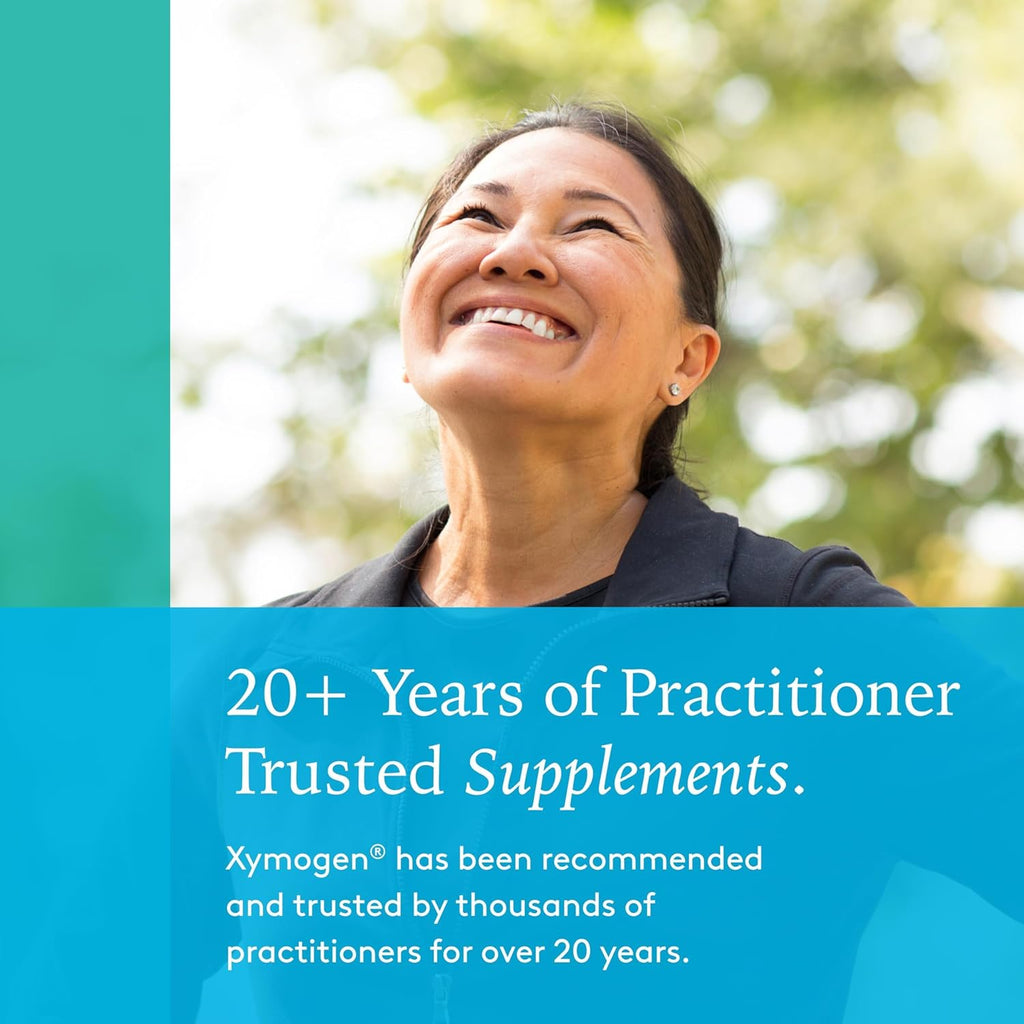 XYMOGEN B Activ - Complejo de vitaminas B para el metabolismo de carbohidratos - Apoya el sistema nervioso, la función adrenal e inmune - Sin gluten y vegetariano - 180 unidades (Envase de 1)