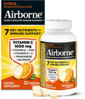 Airborne Vitamina C 1000mg (por ración) Comprimidos Masticables Sabor Cítrico - 32 Unidades