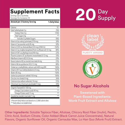 SmartyPants Multivitamínico para Mujeres en – Metilcobalamina (vitamina B12 activa): La vitamina B12 se presenta – Image 2