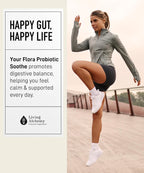 Living Alchemy Your Flora Probiotic Soothe – Probióticos Digestivos, 60 Cápsulas