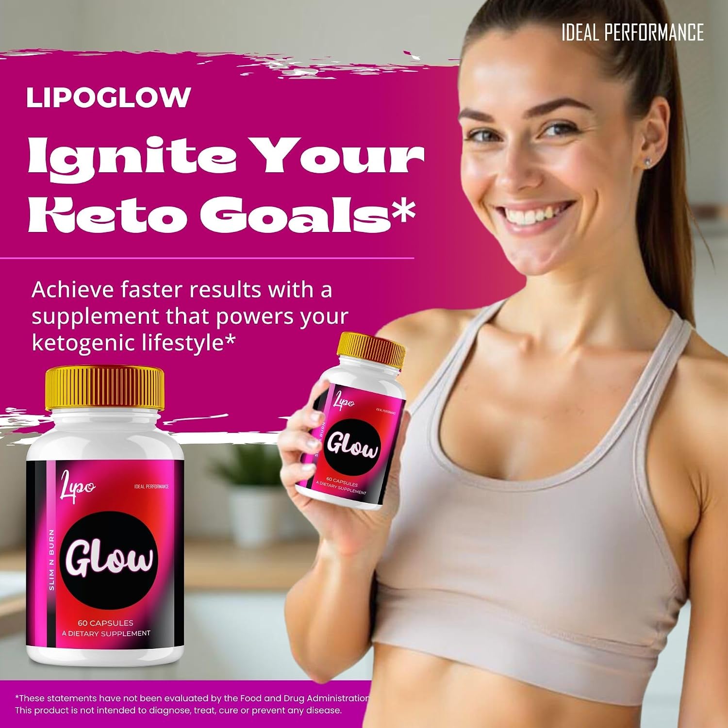 LipoGlow Capsules - Complemento Alimenticio Natural (3 Paquetes)