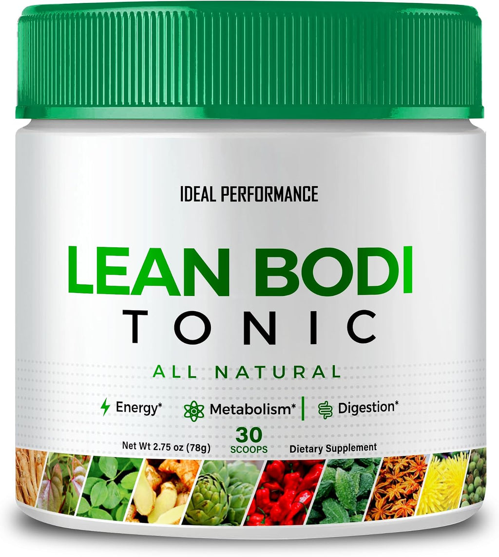 Lean Bodi Tonic Powder Official Formula - All Natural con Vitamina B6 y BCAA (1 Pack)