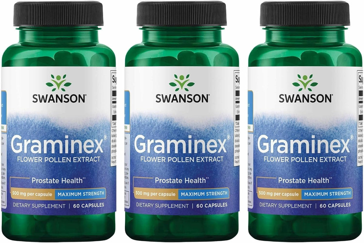 Swanson Graminex Extracto de Polen de Flores - 60 Cápsulas – Image 9