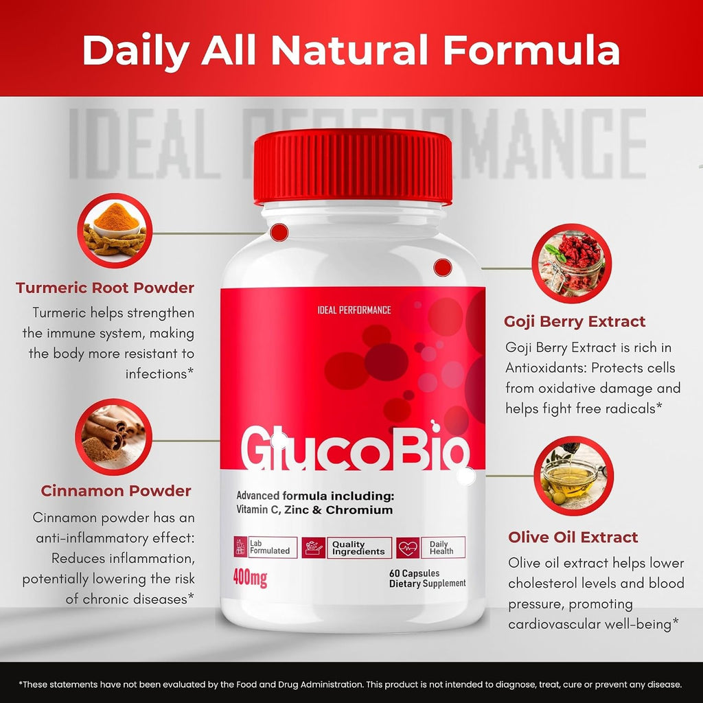 GlucoBio Cápsulas (60 Cápsulas)