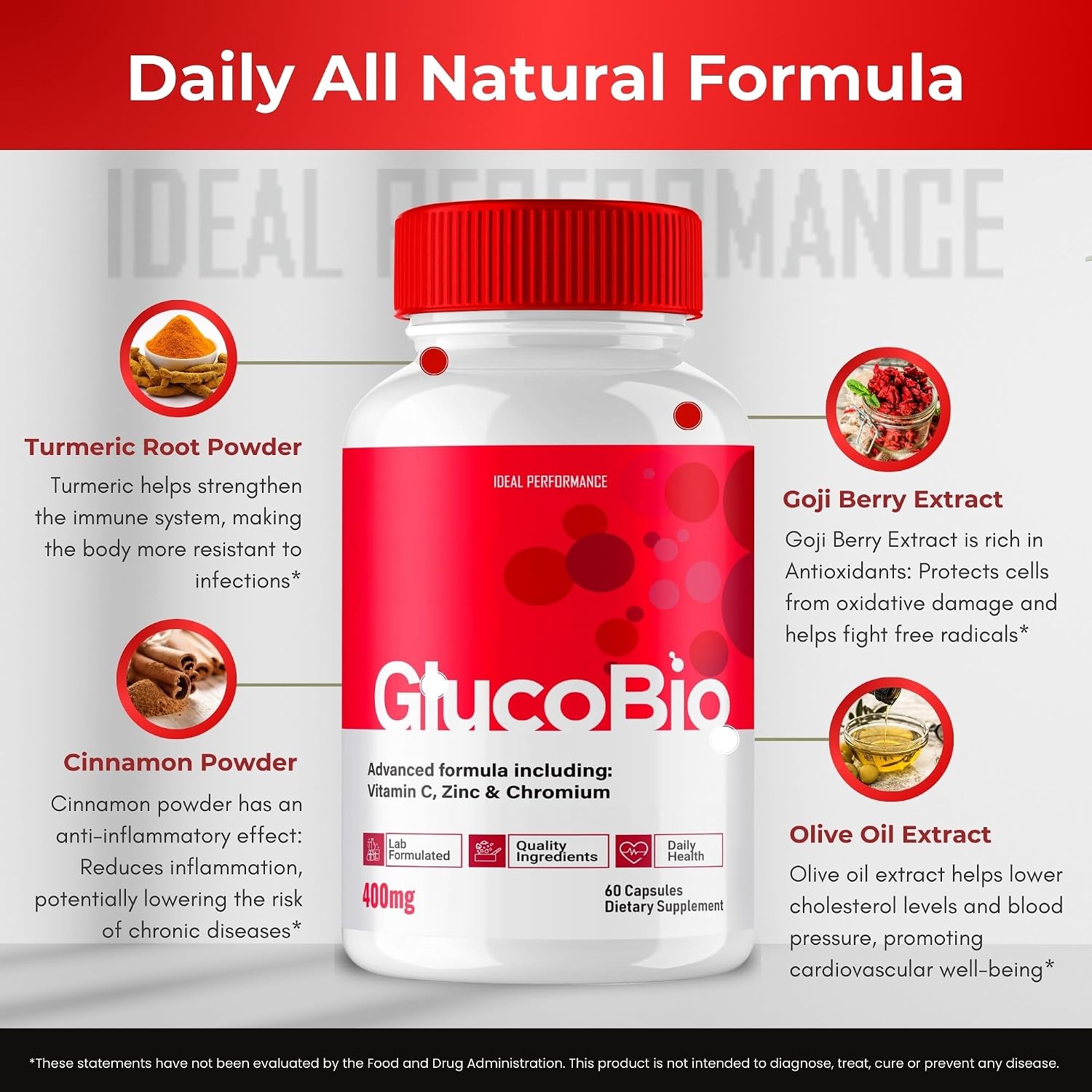 GlucoBio Cápsulas (60 Cápsulas)