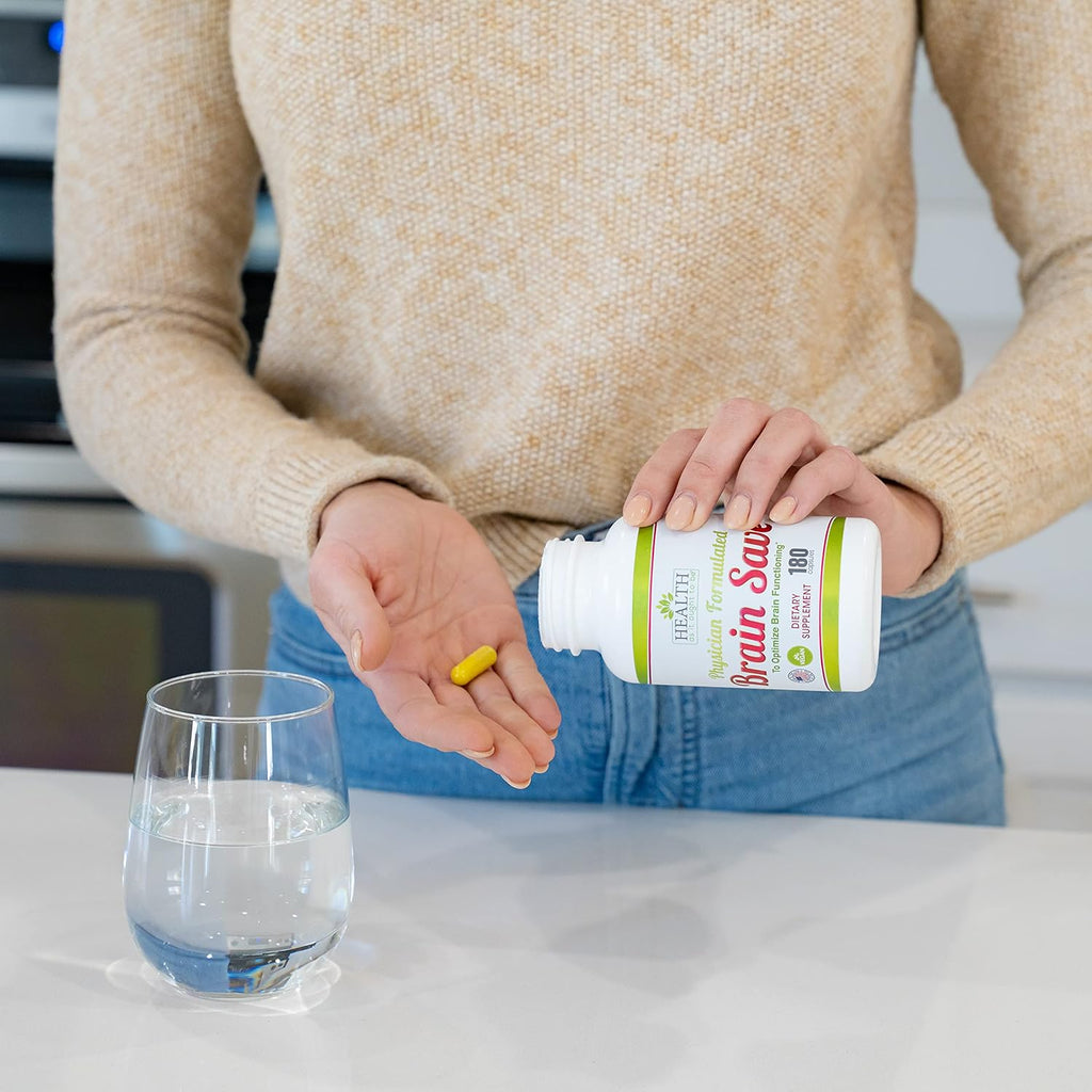 Health As It Ought To Be Brain Save - Suplemento para la Salud Cerebral, 180 Cápsulas