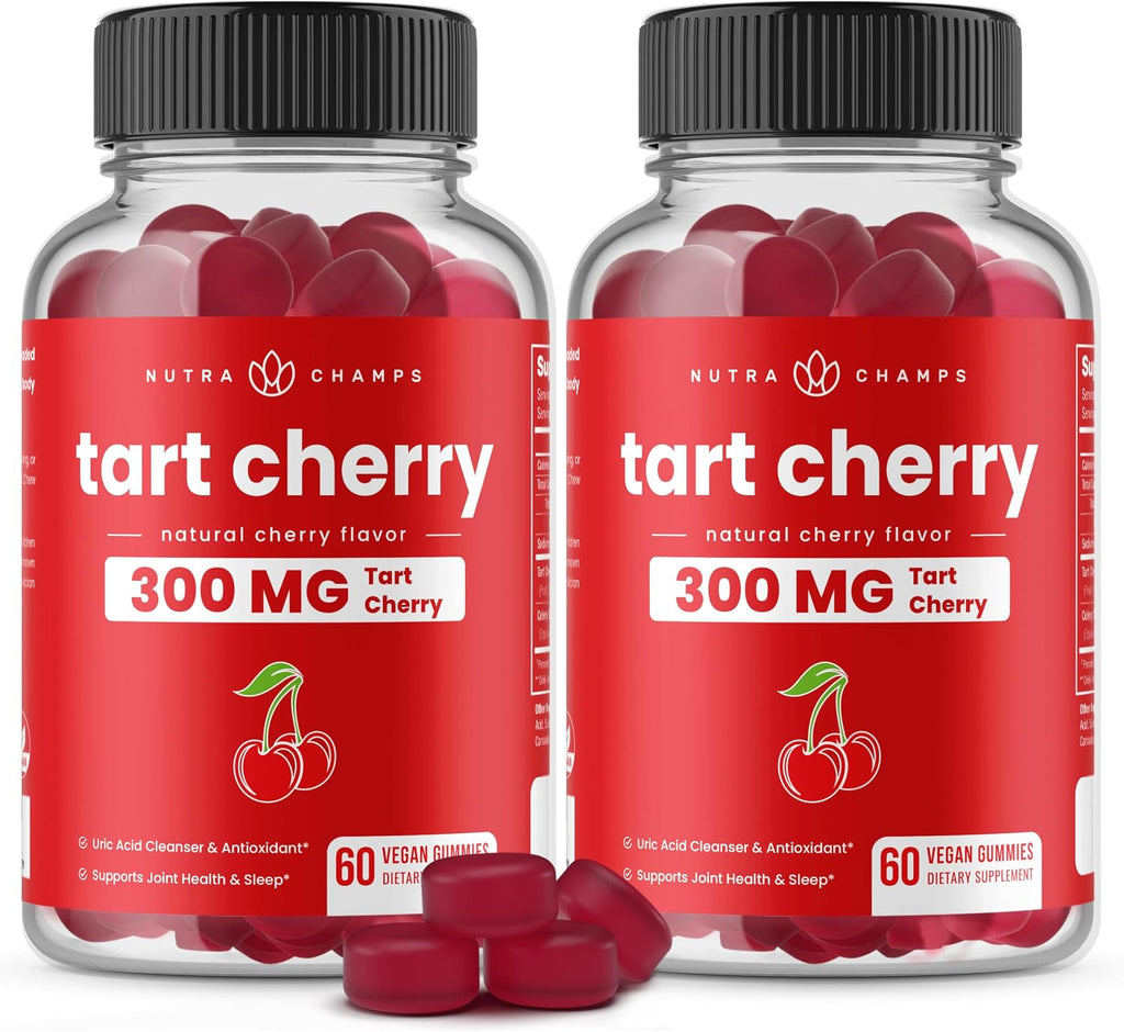 Gominolas de Cereza Ácida y Apio – Extracto Concentrado 10:1 – Vegano – 60 Gominolas