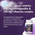 Multivitamínico AM PM - Suplemento Día y Noche con Rhodiola Rosea, L-Theanina y Ashwagandha
