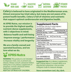 XPRS Nutra Celery Powder - Polvo de Apio Fresco - Antioxidante - Vegano (453 g)