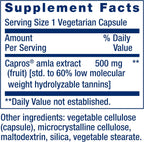 Life Extension Advanced Lipid Control - Amla Indian Gooseberry Extract - 60 Capsules