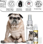 The Blissful Dog Pug Age Well Aromaterapia Roll-On para Perros Mayores