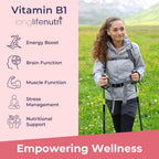 LongLifeNutri Vitamina B1 Gotas Líquidas - Tiamina Mononitrato para Energía y Salud Nerviosa, Absorción Rápida, 118 ml, 5 Meses de Suministro