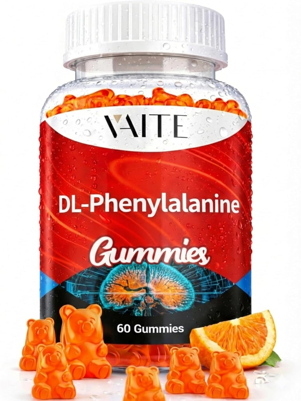 DLPA: DL-Phenylalanine 1000 mg – 60 Gominolas – Fórmula Avanzada de Fenilalanina – No GMO, Sin Gluten