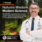 BIO KRAUTER® Schisandra para la Calma y Relajación - Complemento Vegano de Estado de Ánimo - Extracto Líquido de Baya de Schisandra 118 ml - Gotas Naturales 650 mg por Dosis, Suministro para 56 Días, Sin Alcohol ni Azúcar