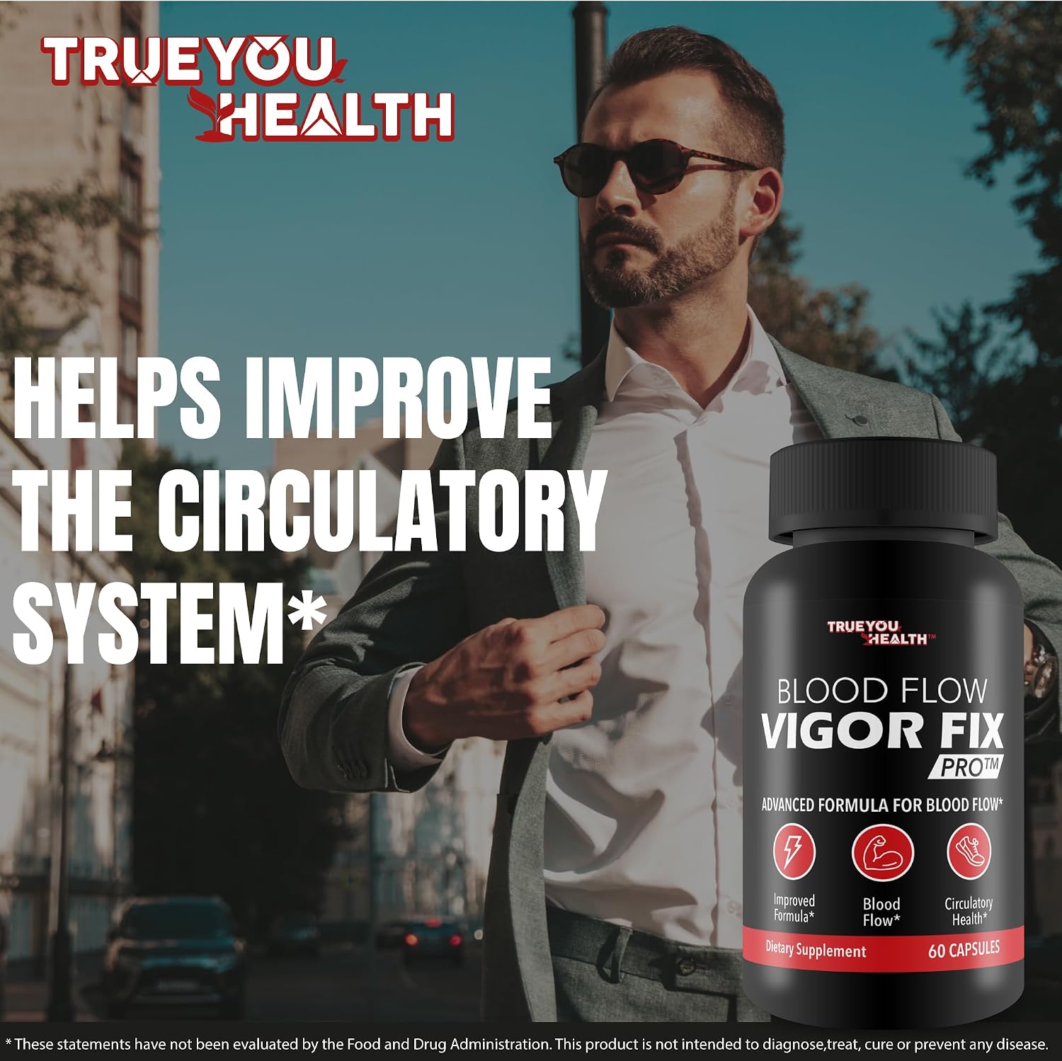 Blood Flow Vigor Fix Pro - Suplemento de Circulación Sanguínea para Hombres