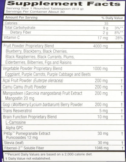 Purity Products Perfect Purples Powder - Mezcla de Fitonutrientes con Extracto de Granada P40p - 30 Días – Image 7