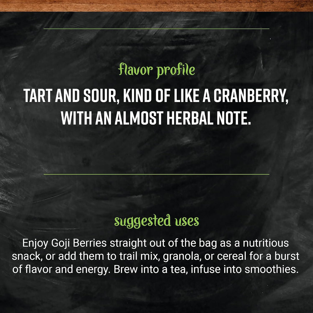 Frontier Co-op Bayas de Goji Enteras (Gou Qi Zi, Lycii) – 454 g (16 oz) – Complemento Alimenticio