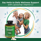 Life's Fortune Vitamina C Liposomal 2100 mg, 180 Cápsulas - Absorción Rápida, Alta Biodisponibilidad