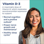 MethylPro Vitamina D3 5,000 UI - 125 mcg - Apoya la fortaleza ósea, el equilibrio inmunológico y el bienestar del estado de ánimo - 90 cápsulas