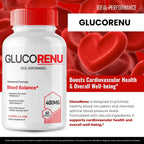 Gluco Renu Glyco Support Capsules - Suplemento de Salud y Bienestar, Fórmula Natural Avanzada (3 Paquetes)