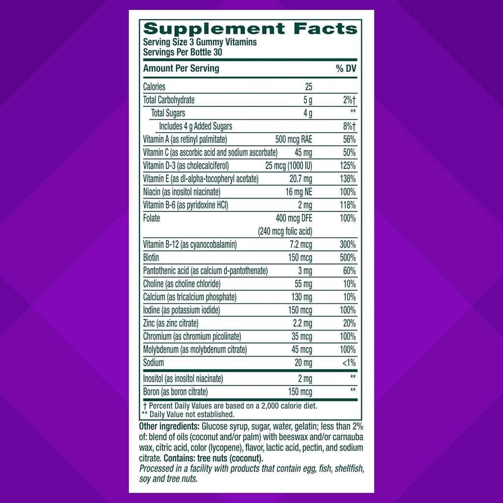 vitafusion Power Plus Multivitamínico para Mujer, Gomitas 90 uds