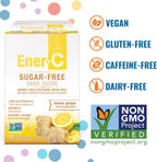 Ener-C Sugar Free Multivitamin Drink Mix - Limón y Jengibre, 30 sobres