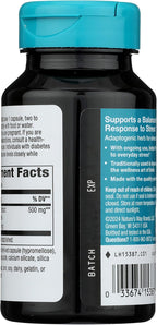 Nature's Way Ashwagandha, Extracto Premium Adaptógeno, 60 Cápsulas