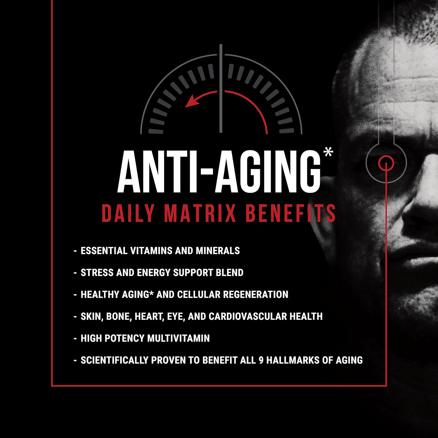 Jocko Fuel TIME WAR - Multivitamínico con NAD y Adaptógenos (30 días)