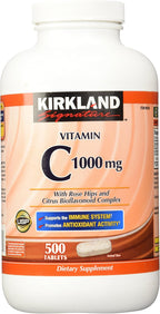 Kirkland Signature Vitamina C con Escaramujo, 500 Comprimidos